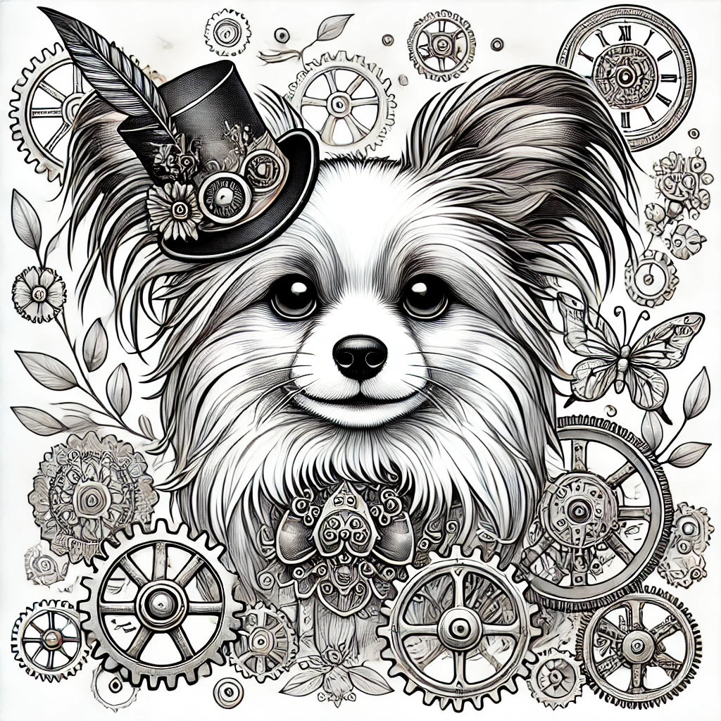 ⚙️ Today's Freebie Alert: Steampunk Papillon Magic! ⚙️