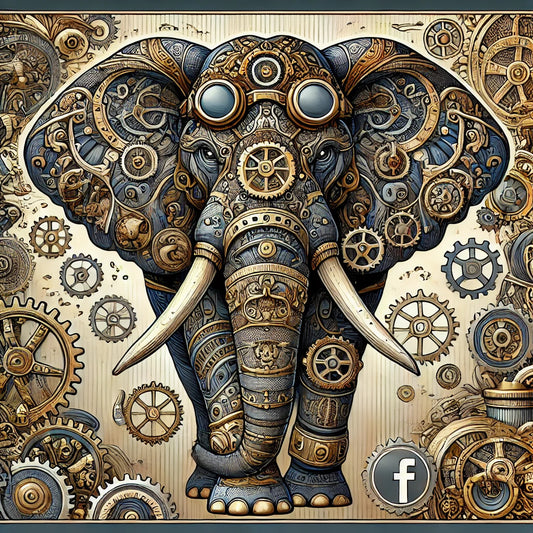 Mechanical Magic Meets Majestic Elephants! 🐘💡