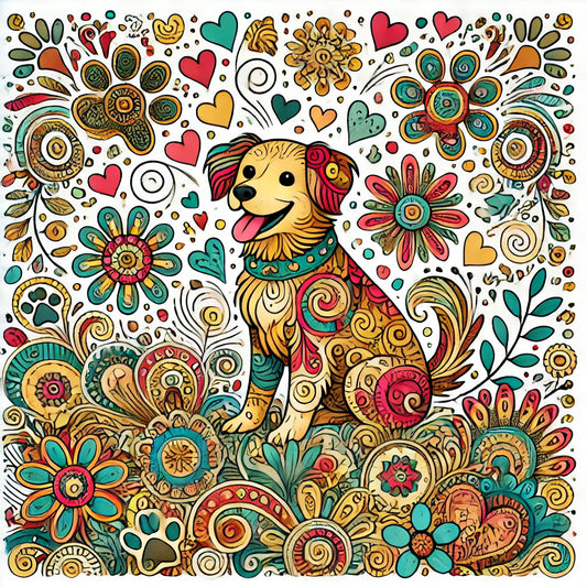 ✨ Life Is Better With Dogs – Pawsitively Perfect Coloring Fun 🐾✨
