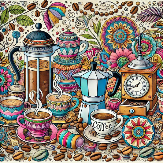 Start Your Day with Coffee & Color! ☀️☕
