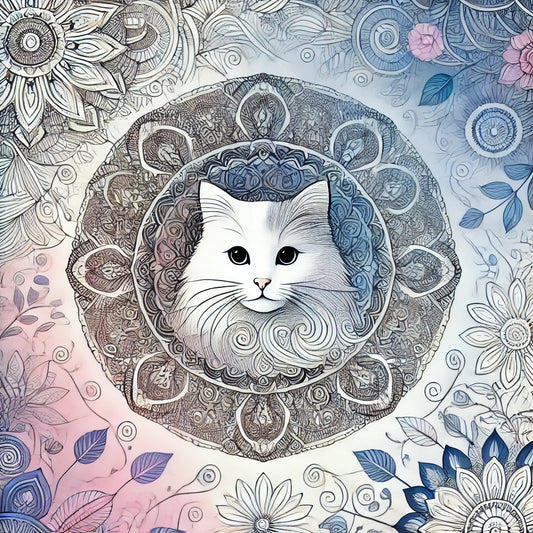 Feline Fantasy Awaits—Today’s Free Coloring Page! 😻🎨