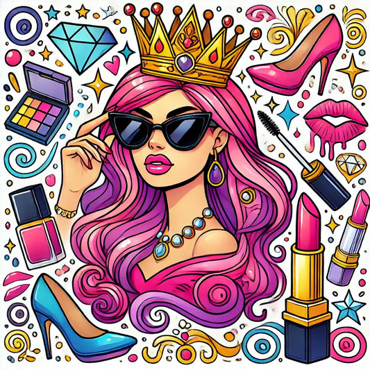 Sass + Attitude = Today’s Free Coloring Page! 💄🔥