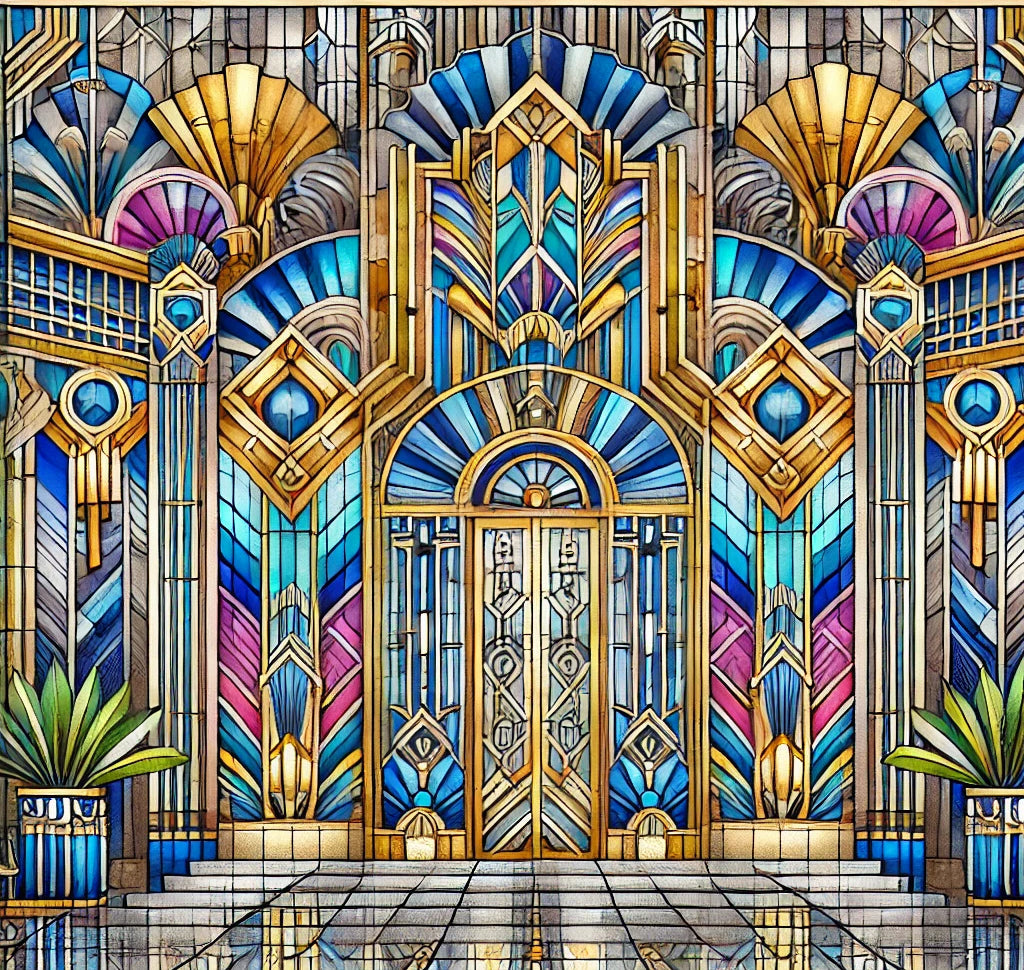 Discover the Elegance of Art Deco with Today’s Free Coloring Page! 🎨✨