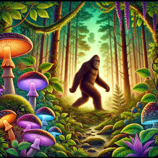 Unleash the Magic of Bigfoot with Today’s Free Coloring Page! 🦶🌲