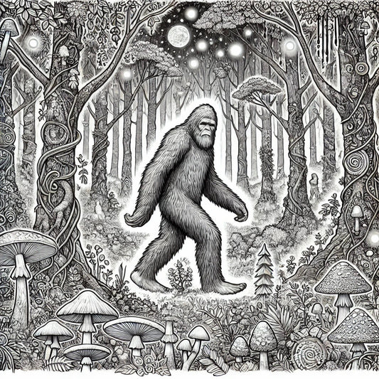 A Whimsical Walk in the Forest with Bigfoot