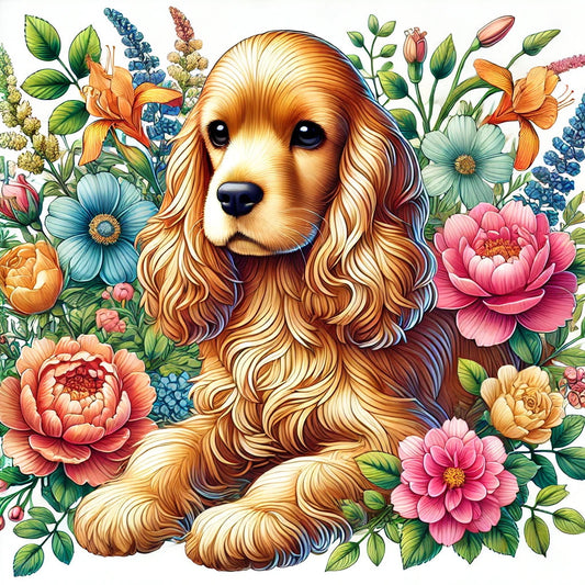 Floppy Ears and Colorful Fun! 🖍️🐾