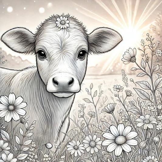 Today’s Freebie: Meet Our 'Curious Cow' 🌸