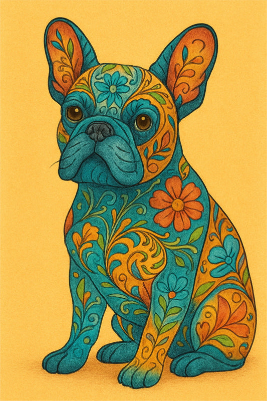 Unleash Your Inner Artist with Today’s French Bulldog Freebie! 🎨🐾