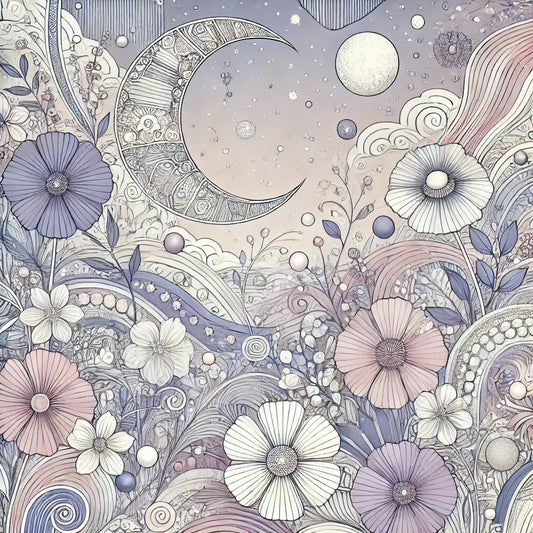 Recharge with Today’s Coloring Freebie 🌸🌙