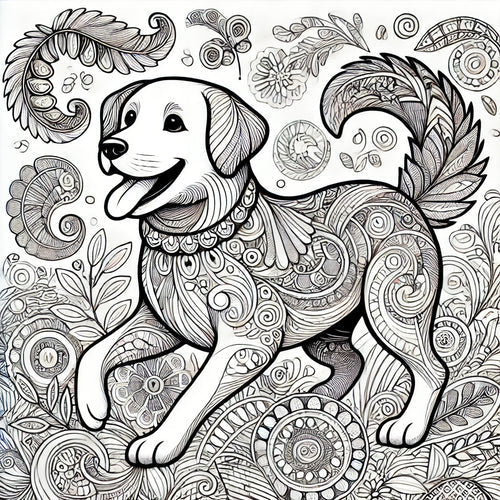 Get Creative with This Labrador Retriever Coloring Page Freebie