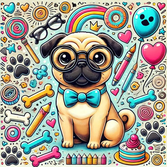 Pugs + Coloring = Pure Joy! 🐾💛