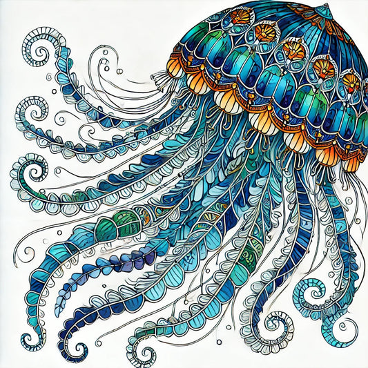 Explore the Beauty of Marine Life with Today’s Free Jellyfish Page