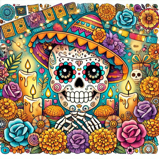 Vibrant Colors Meet Intricate Design in Today’s Freebie! 🎨💀