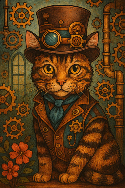 Unleash Your Creativity with Today’s Steampunk Cat Freebie