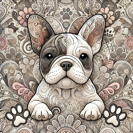 Unleash Your Creativity with Today’s Free French Bulldog Coloring Page!