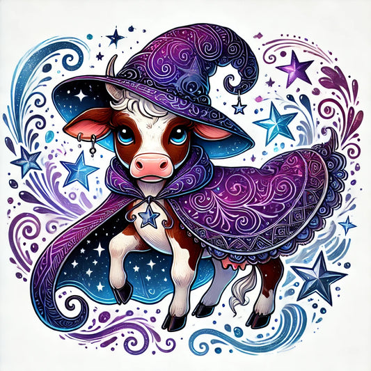 Magical Cow: The Wizarding Moo-ster 🧙♂️