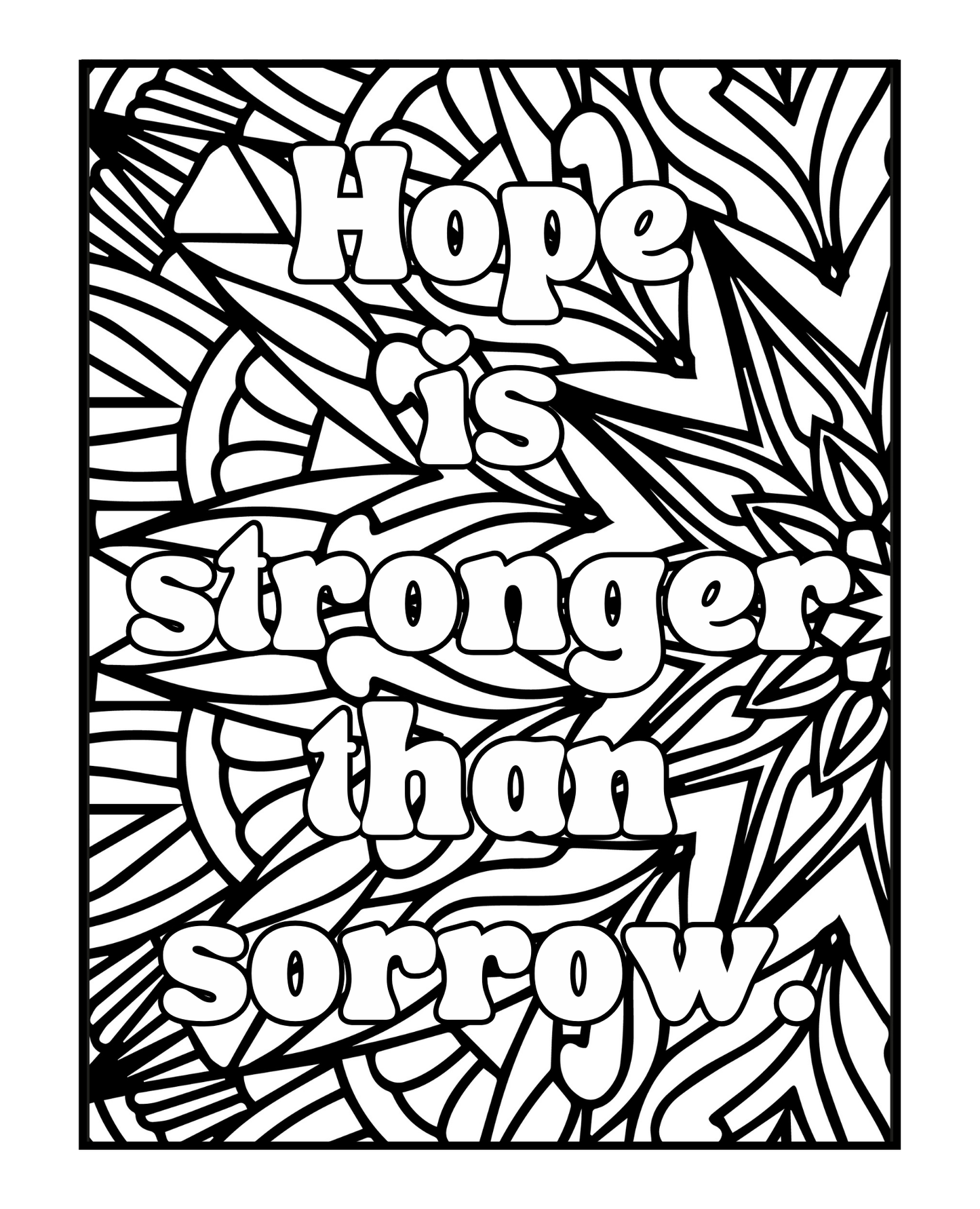 Soulful Solace: A Grief and Healing Coloring Journey - Adult Coloring Book