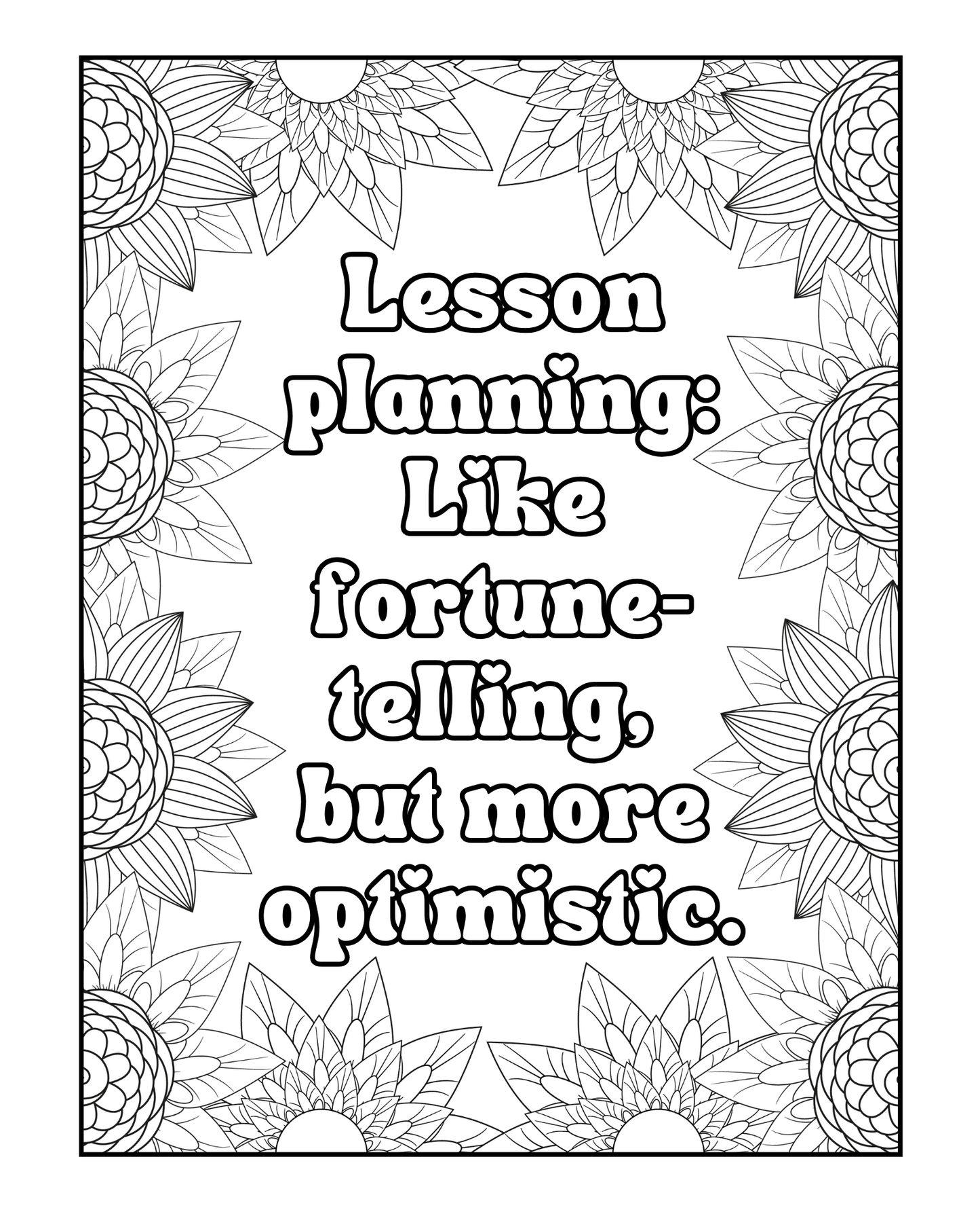 World's Okayest Teacher - A Sarcastic Adult Coloring Book