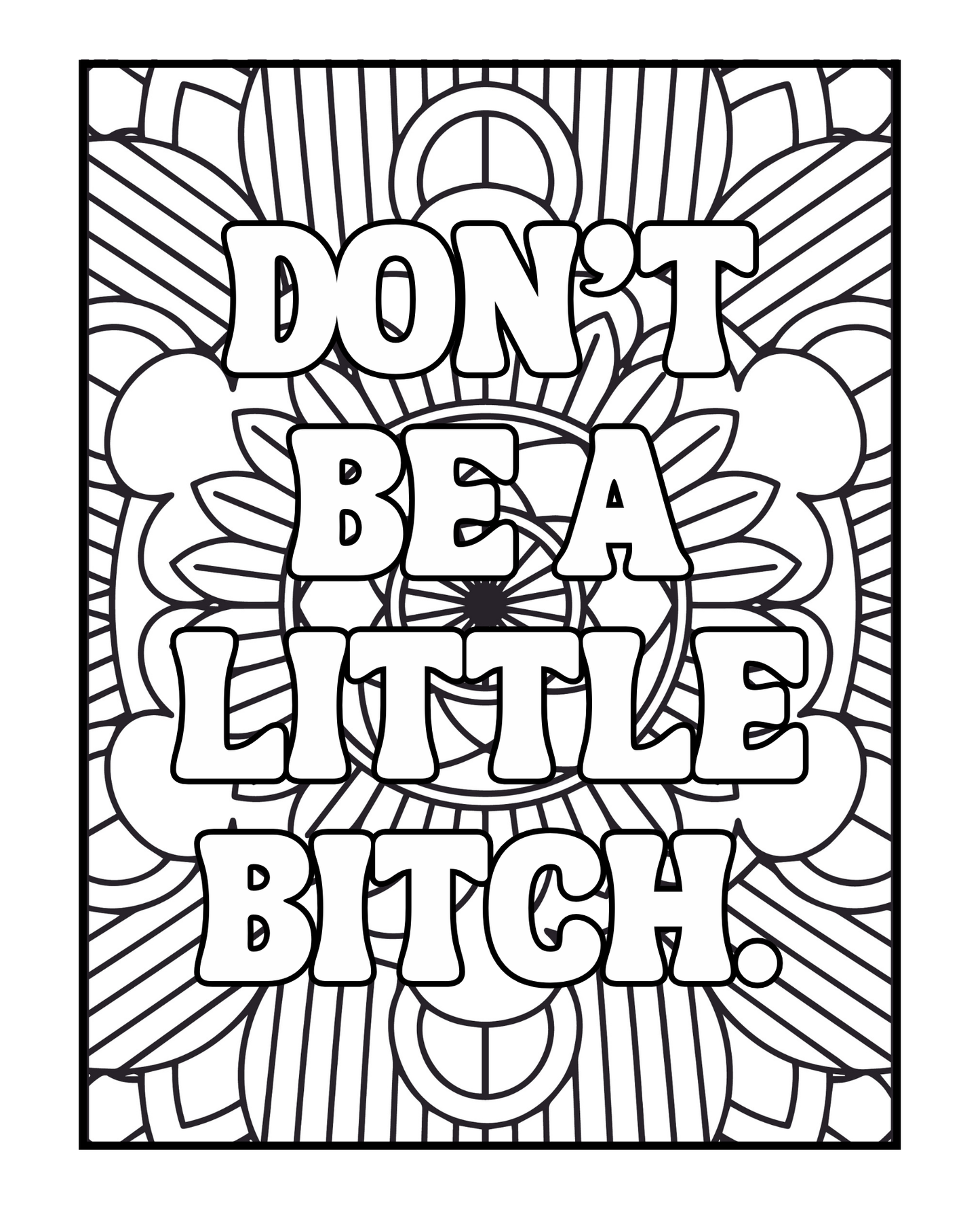 I Swear Because I Care Volume Two - A Sweary Adult Coloring Book