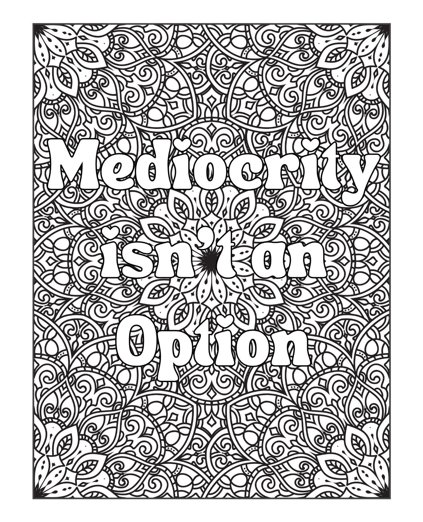 Badass Boss Bitch - Motivational Adult Coloring Book