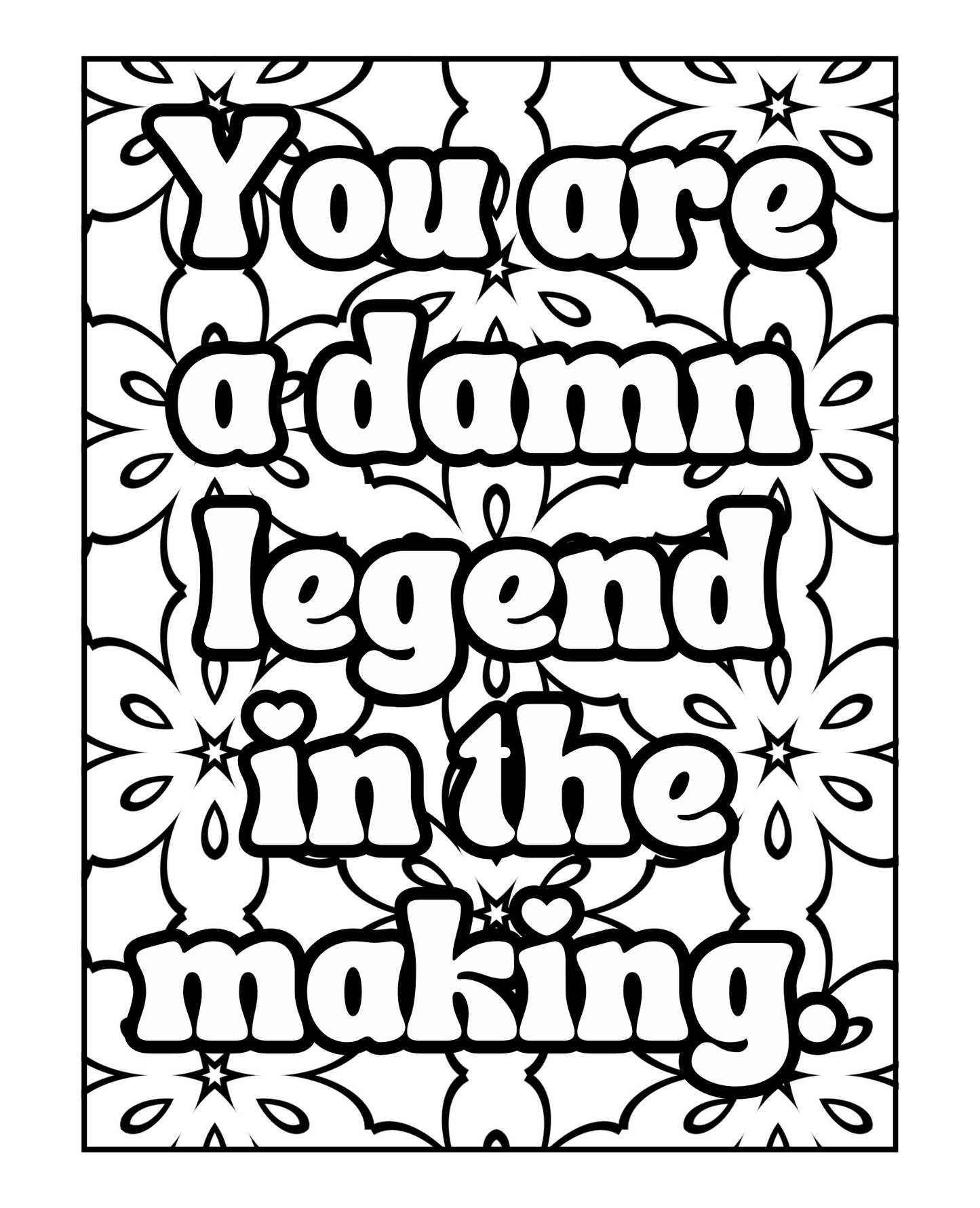 I Swear Because I Care Volume Four - A Sweary Adult Coloring Book