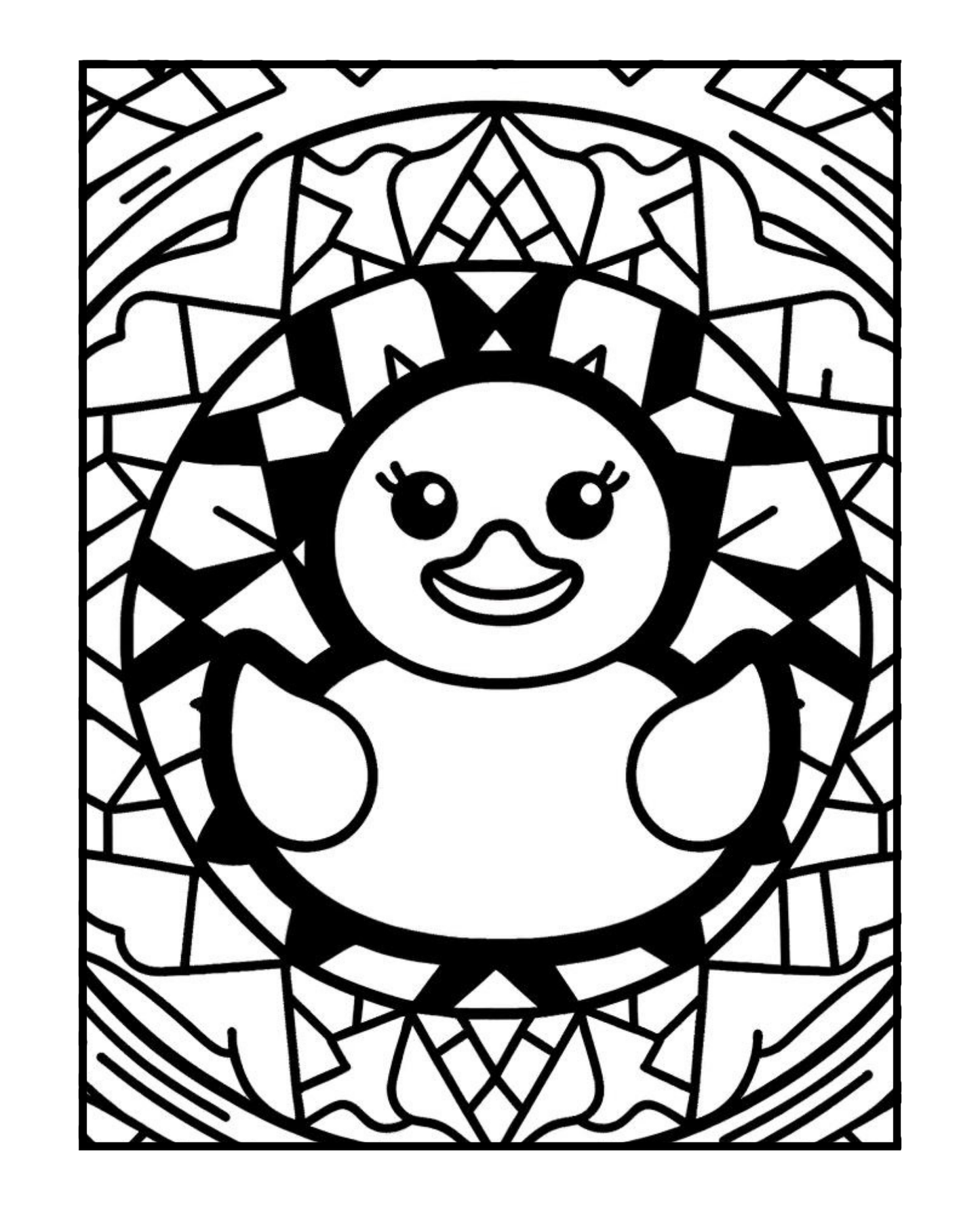 Rubber Ducky - Adult Coloring Book