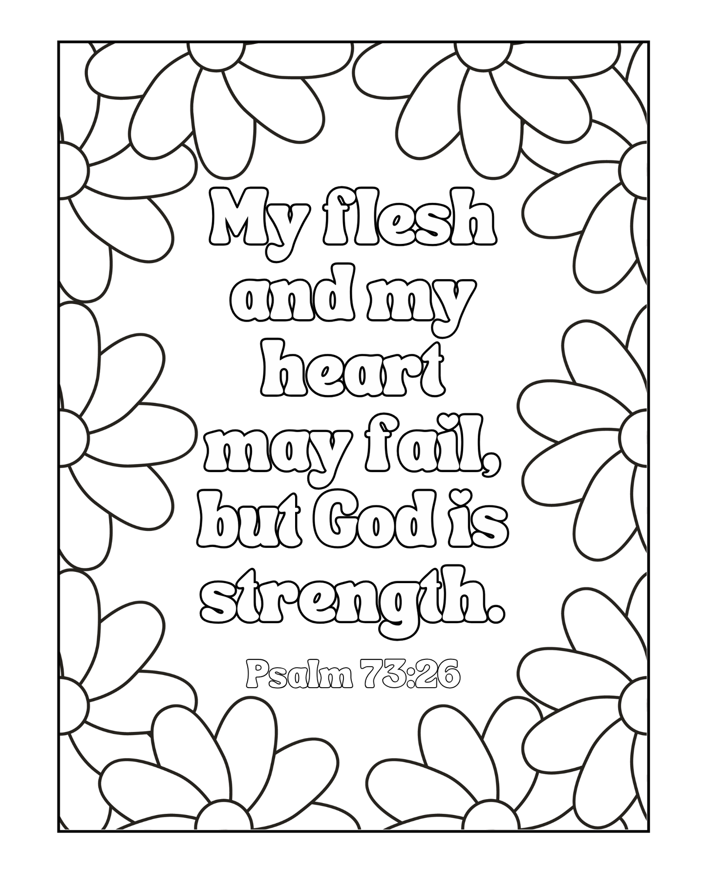 Walk By Faith: The Psalms - An Inspirational Coloring Book