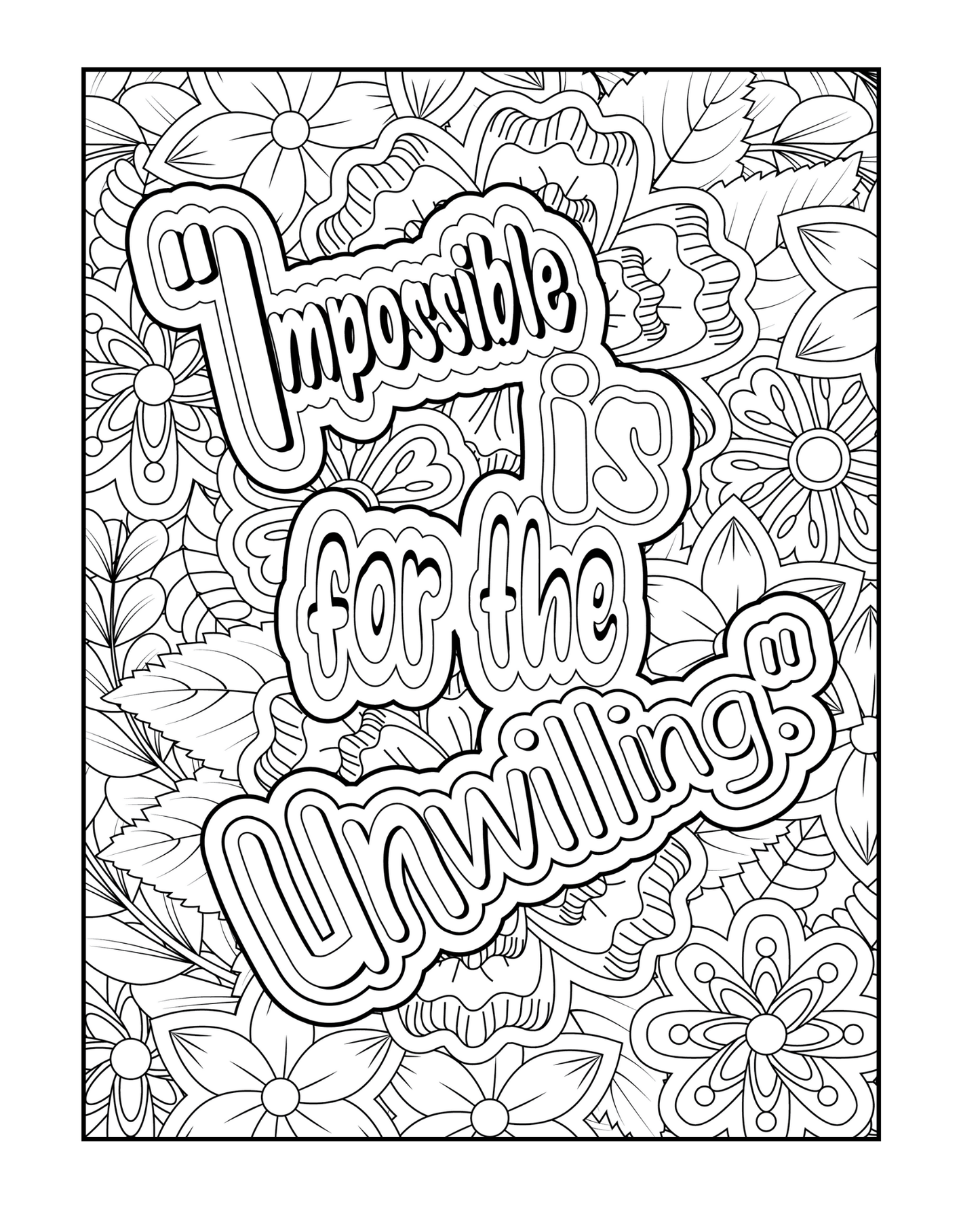 Positive Energy - Adult Coloring Book