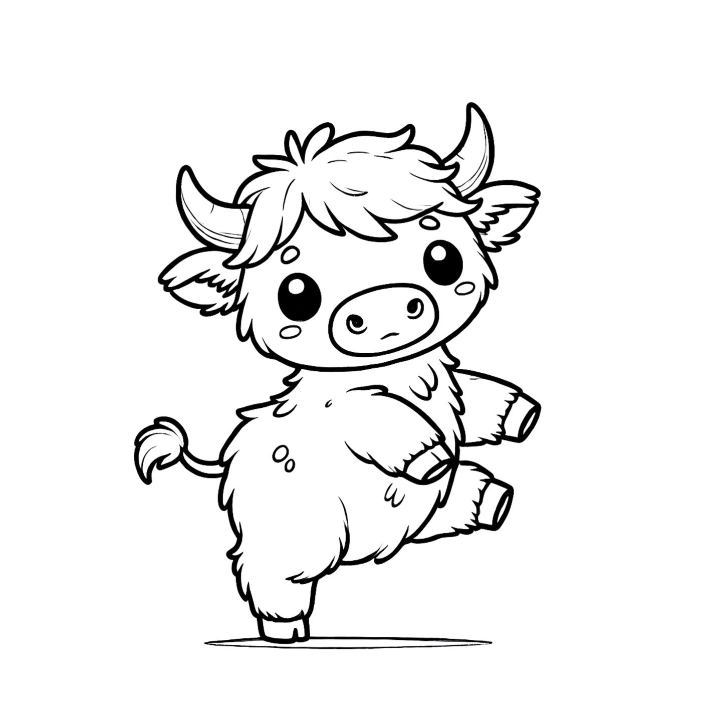 Cutesy Cows - Adult Coloring Book