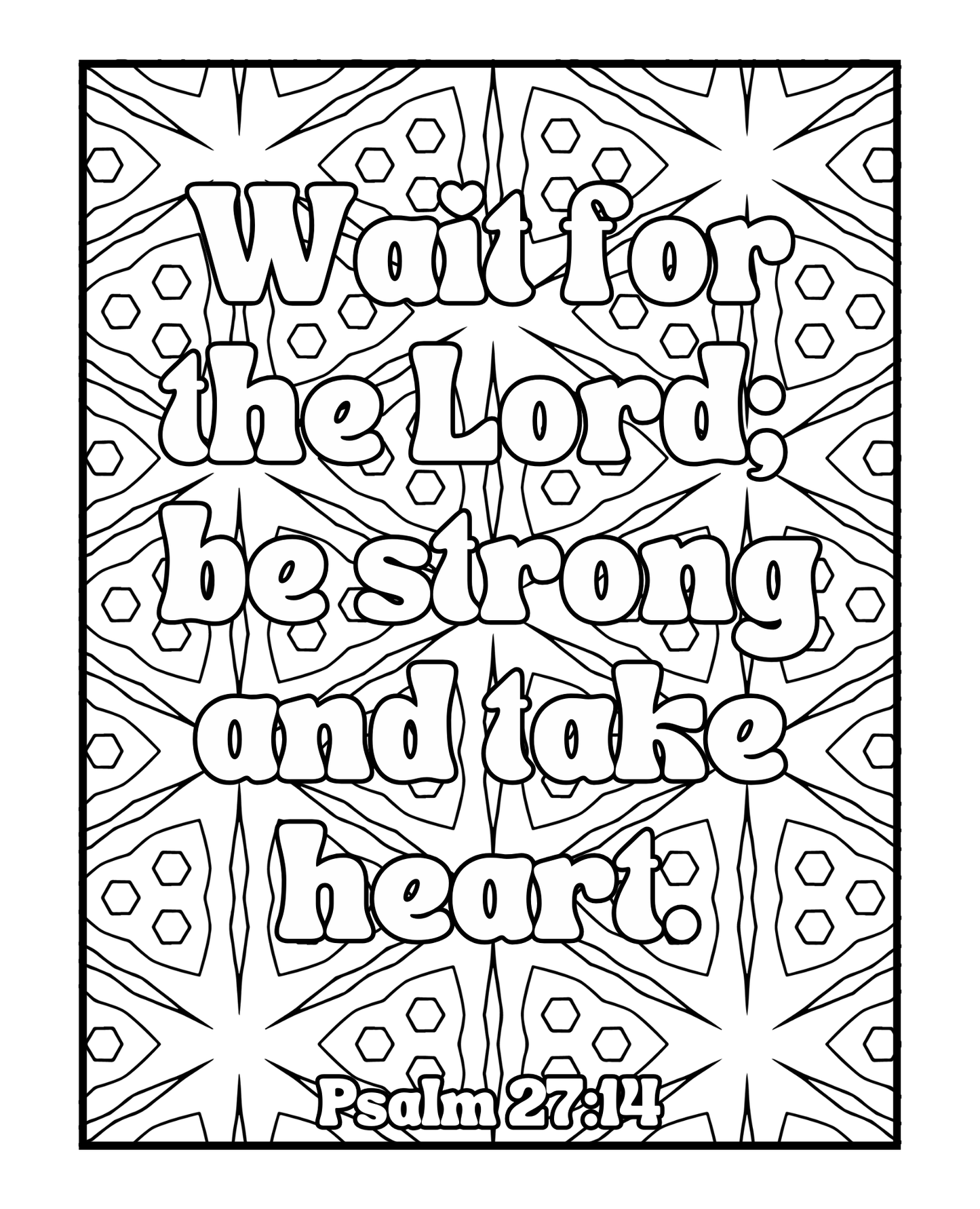 Walk By Faith Volume Three - Adult Scripture Coloring Book