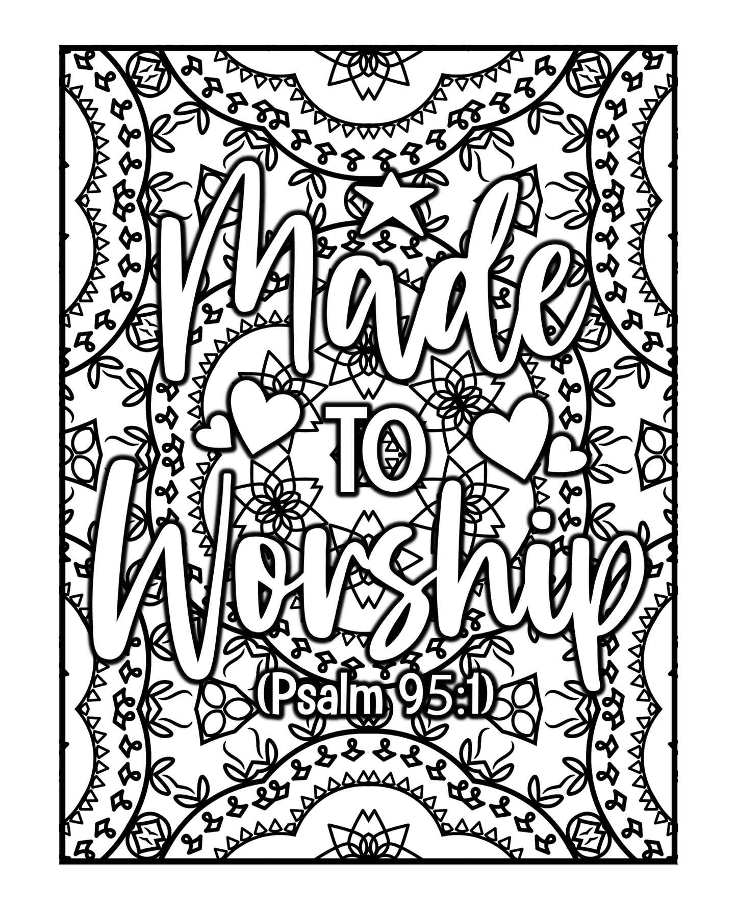 Walk By Faith Volume Two - Adult Scripture Coloring Book