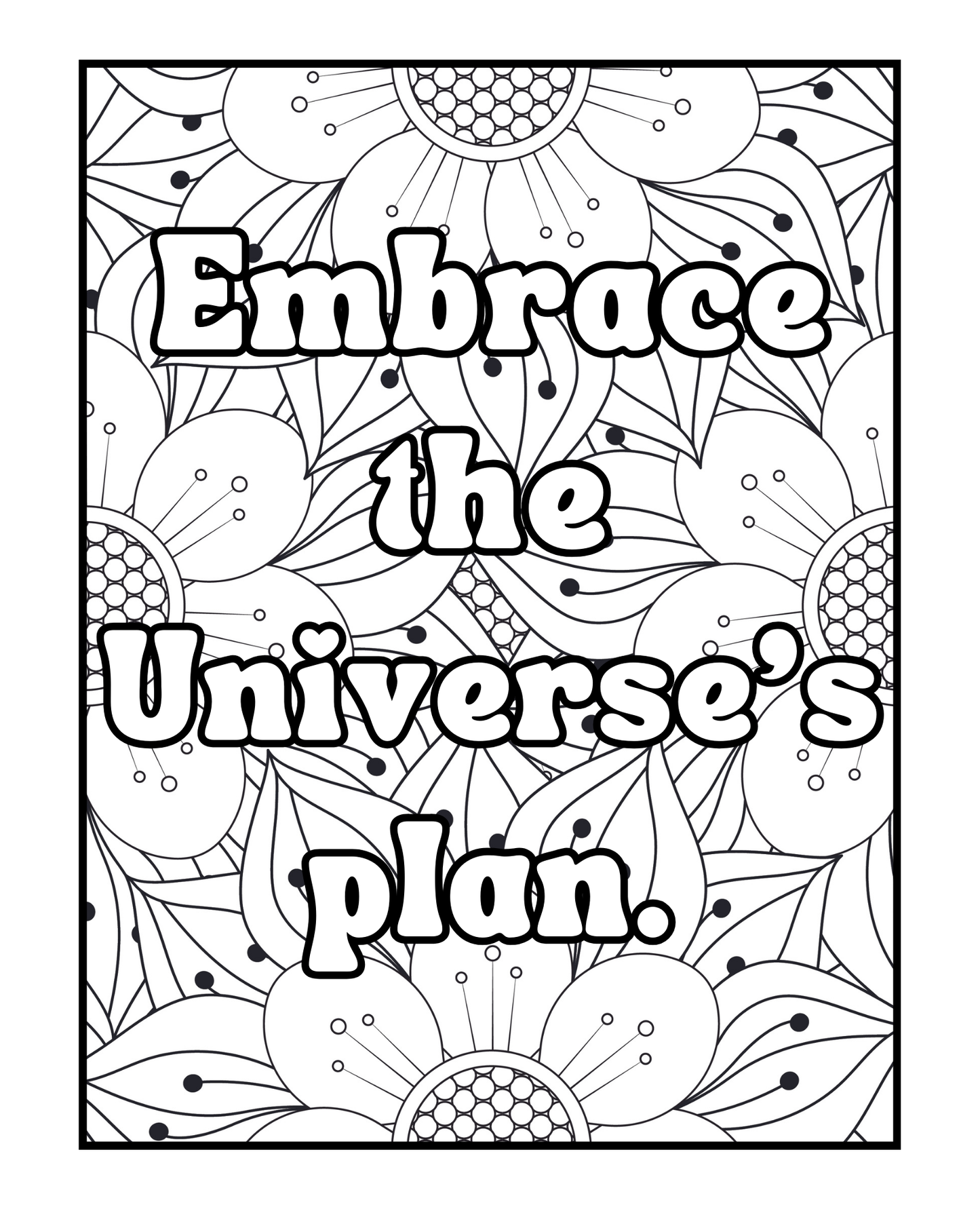 Be The Energy You Want To Attract - A Law Of Attraction Adult Coloring Book