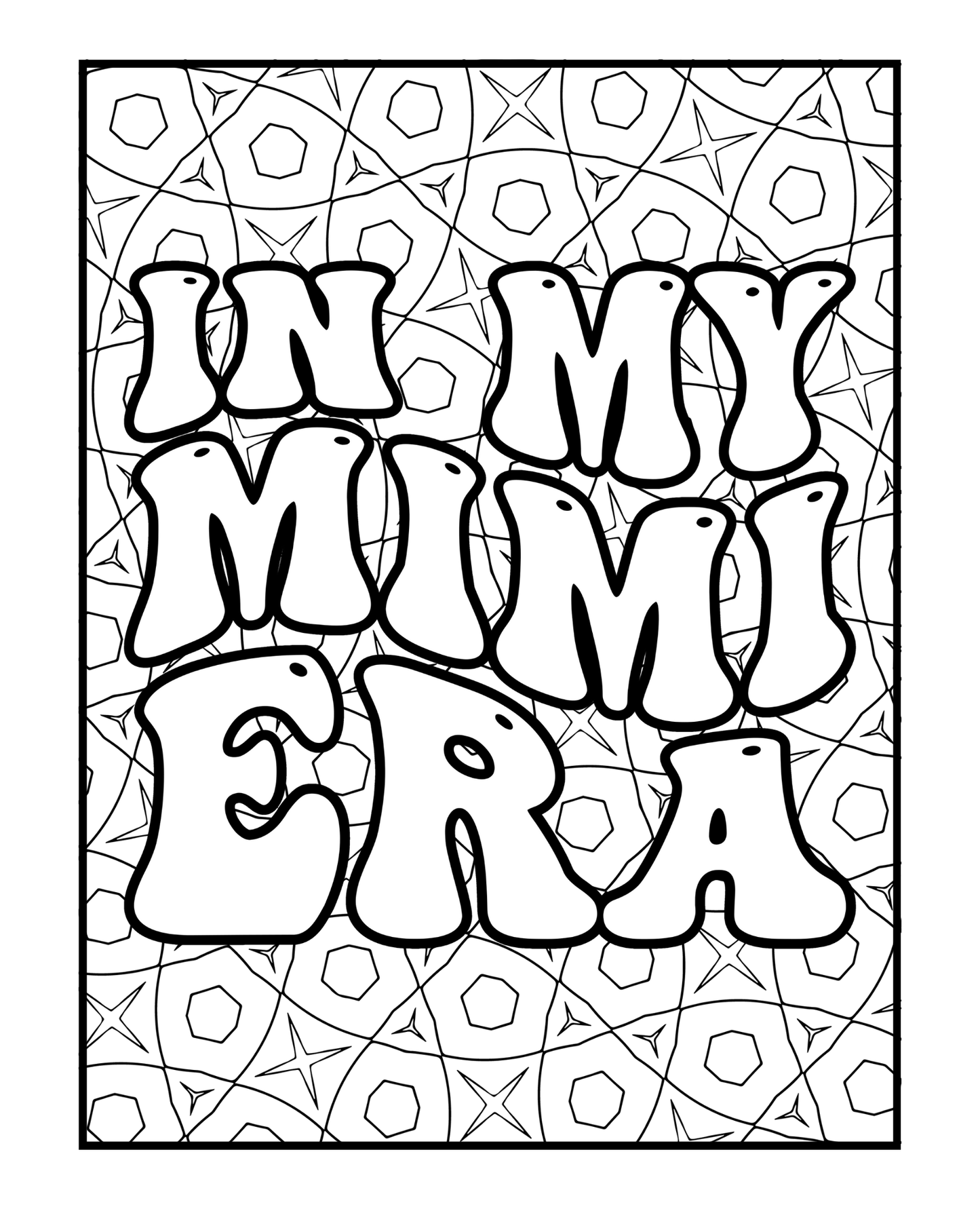 Celebrating Mimi - Adult Coloring Book