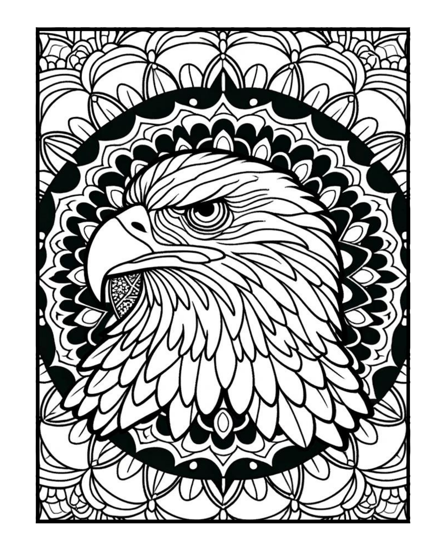 Bald Eagle - Adult Coloring Book
