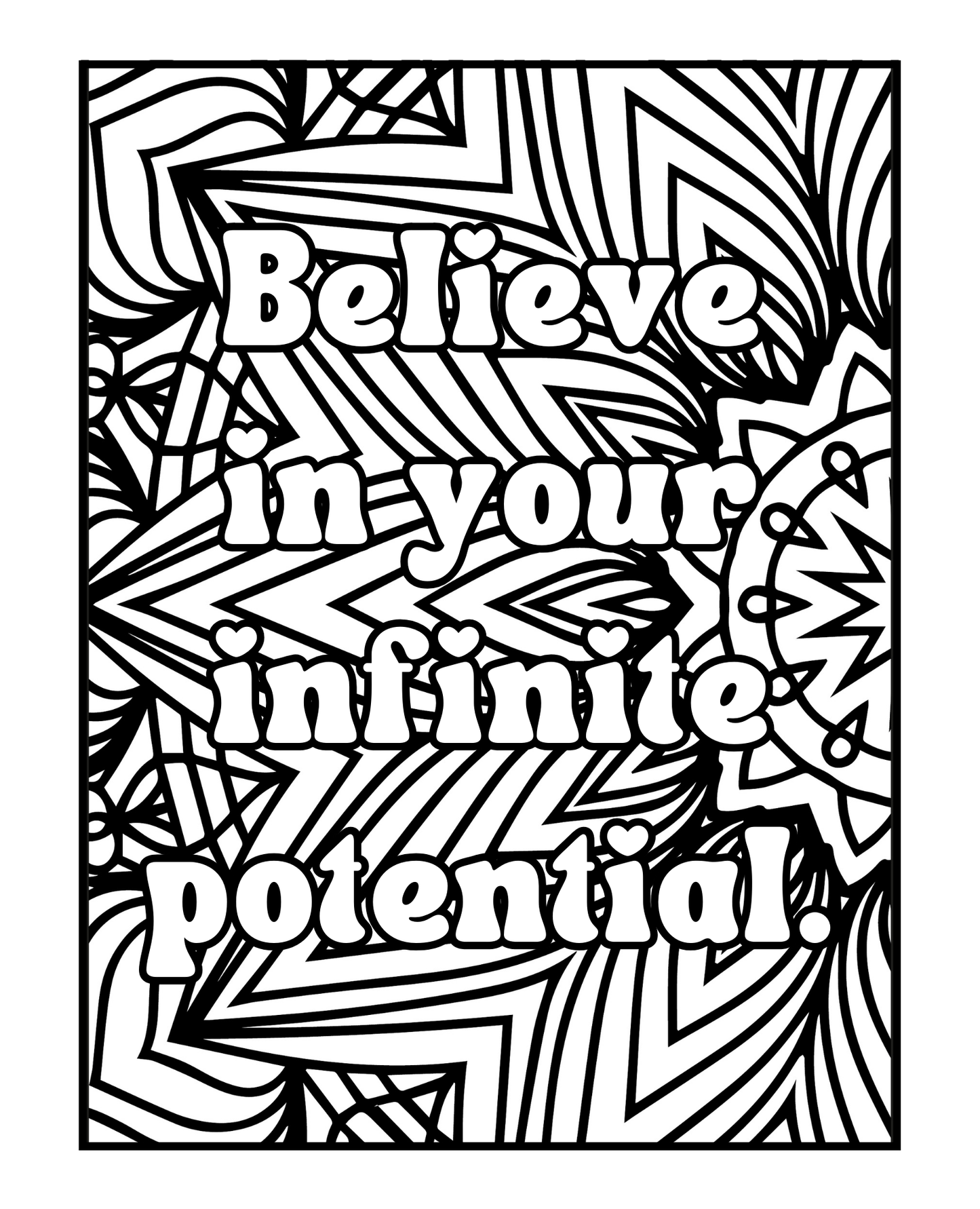 Be The Energy You Want To Attract - A Law Of Attraction Adult Coloring Book