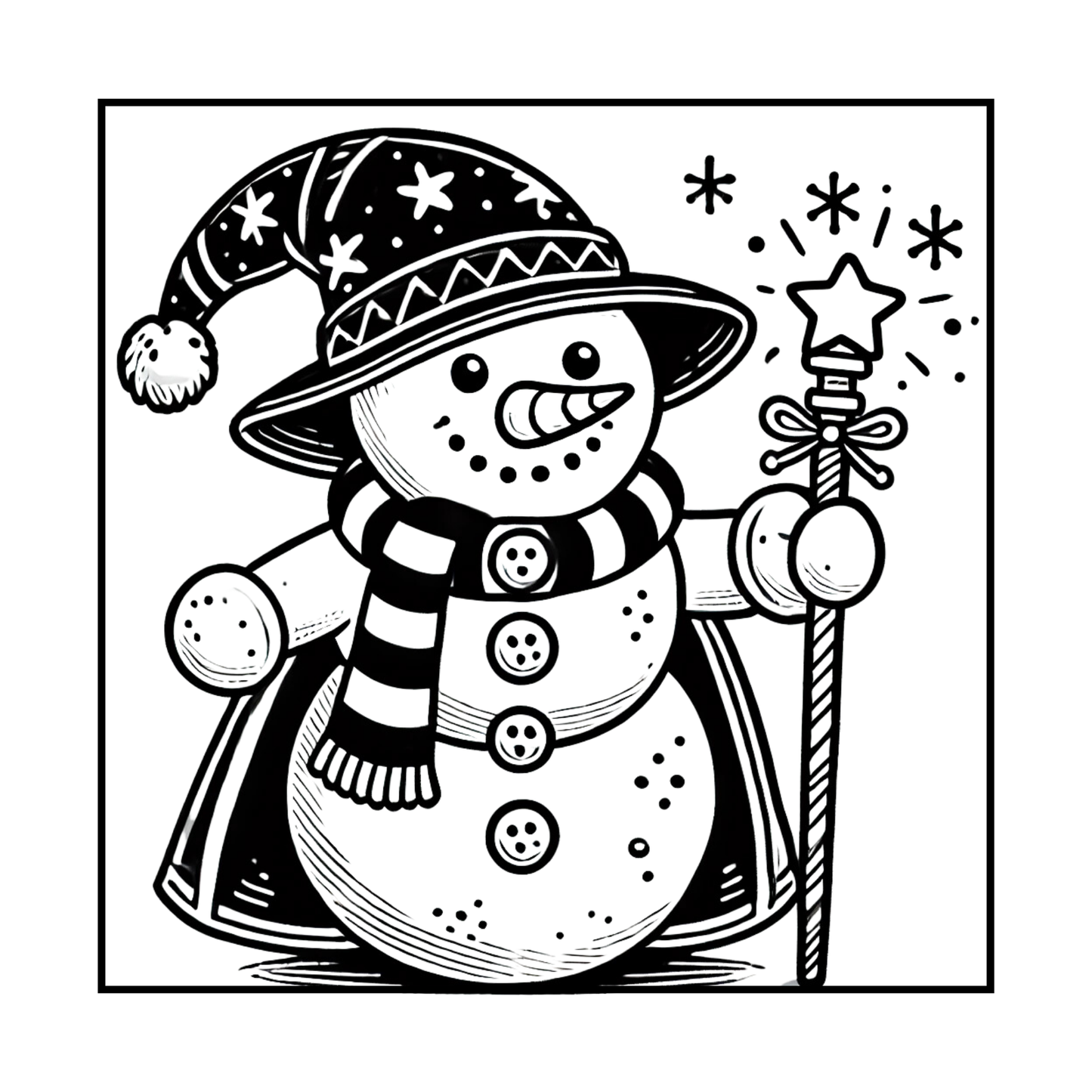 Frosty Friends Coloring Book