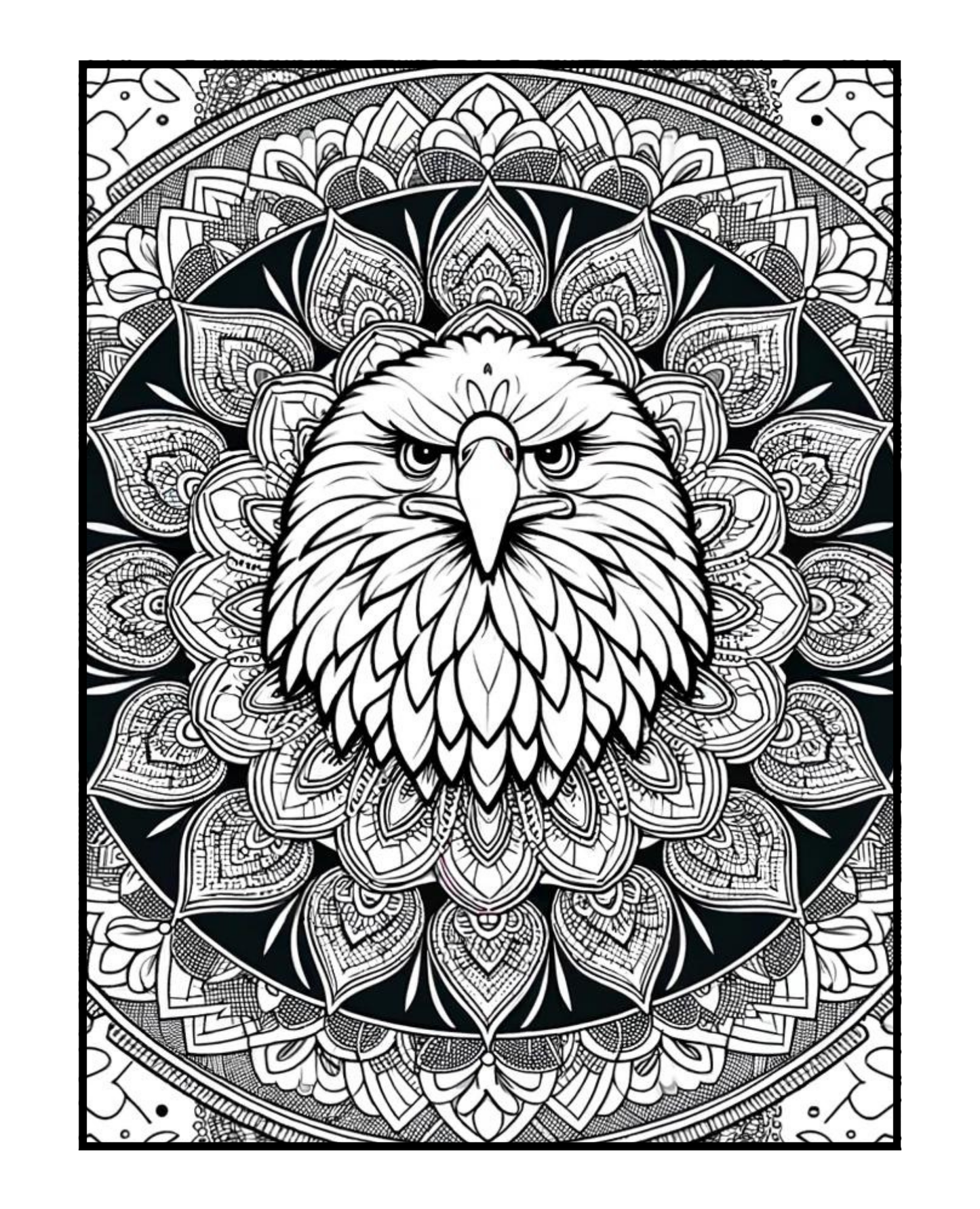 Bald Eagle - Adult Coloring Book