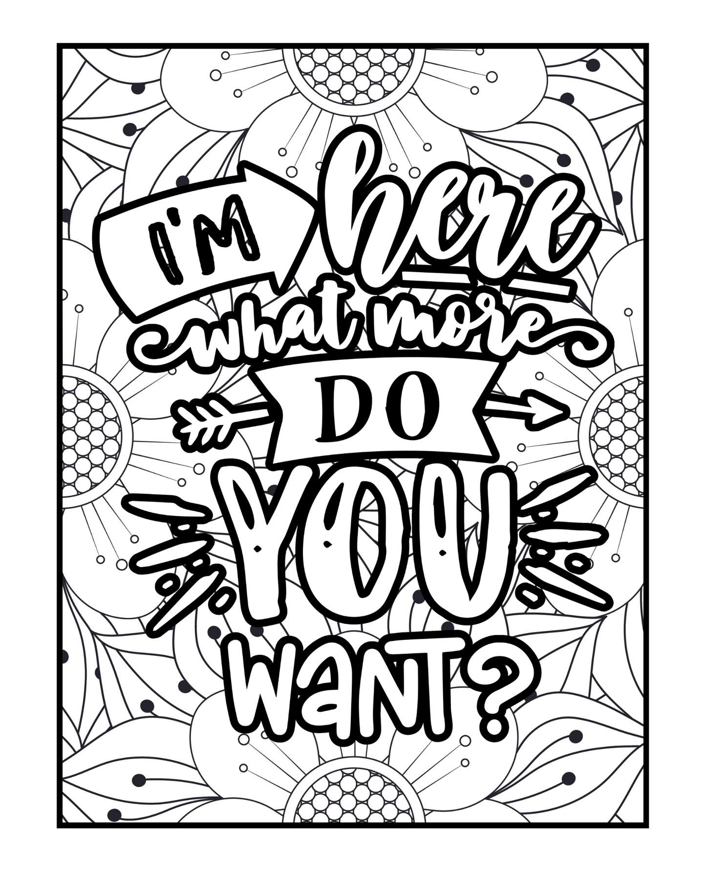 Introvert - Adult Coloring Book