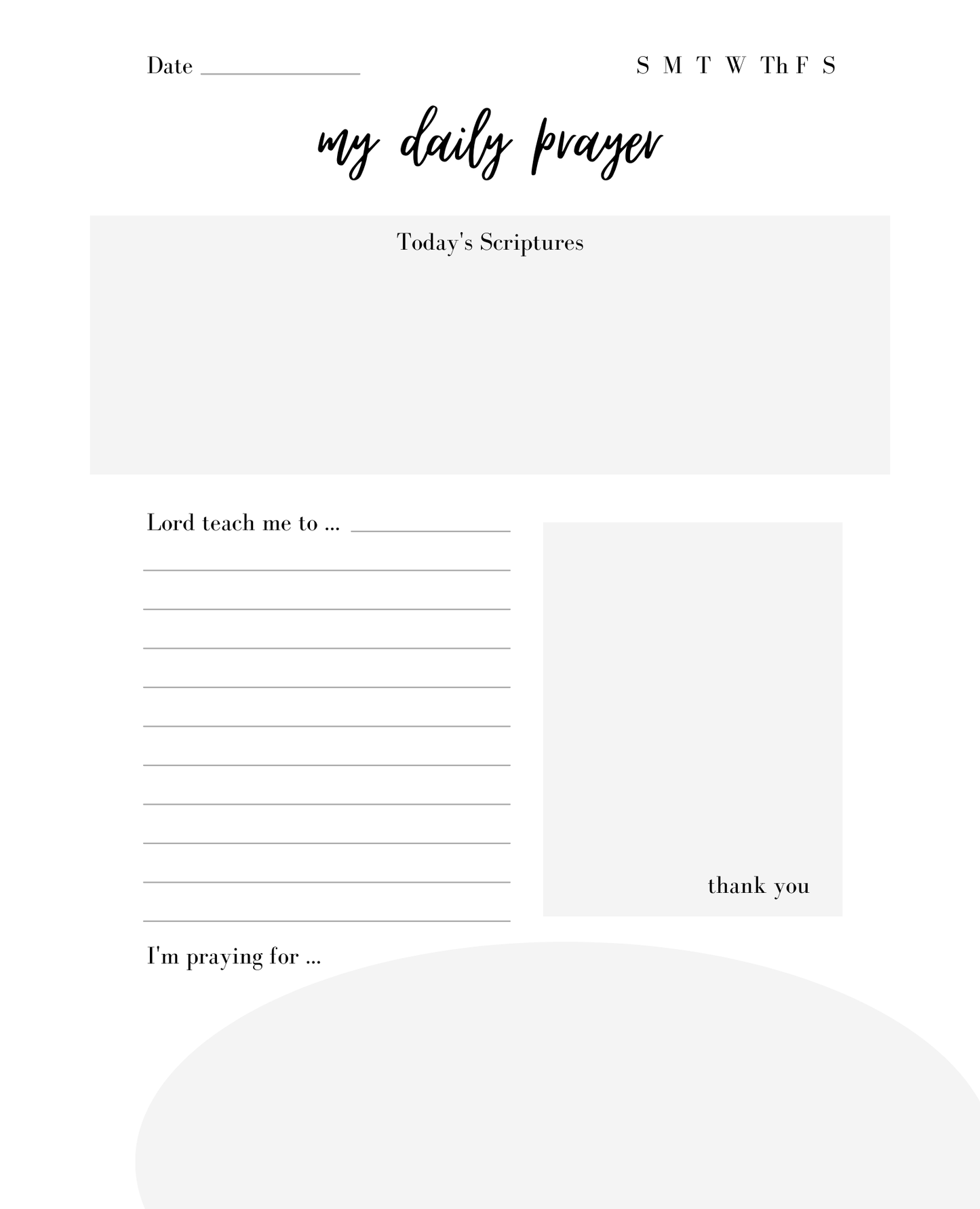 Pray It Forward - Daily Prayer Journal