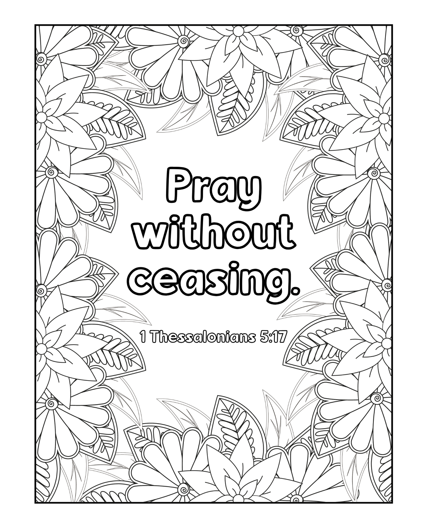 Walk By Faith Volume One - Adult Scripture Coloring Book