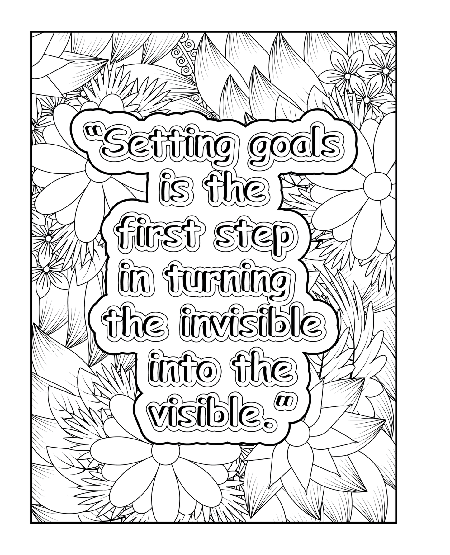 Mindset Is Everything Coloring Book