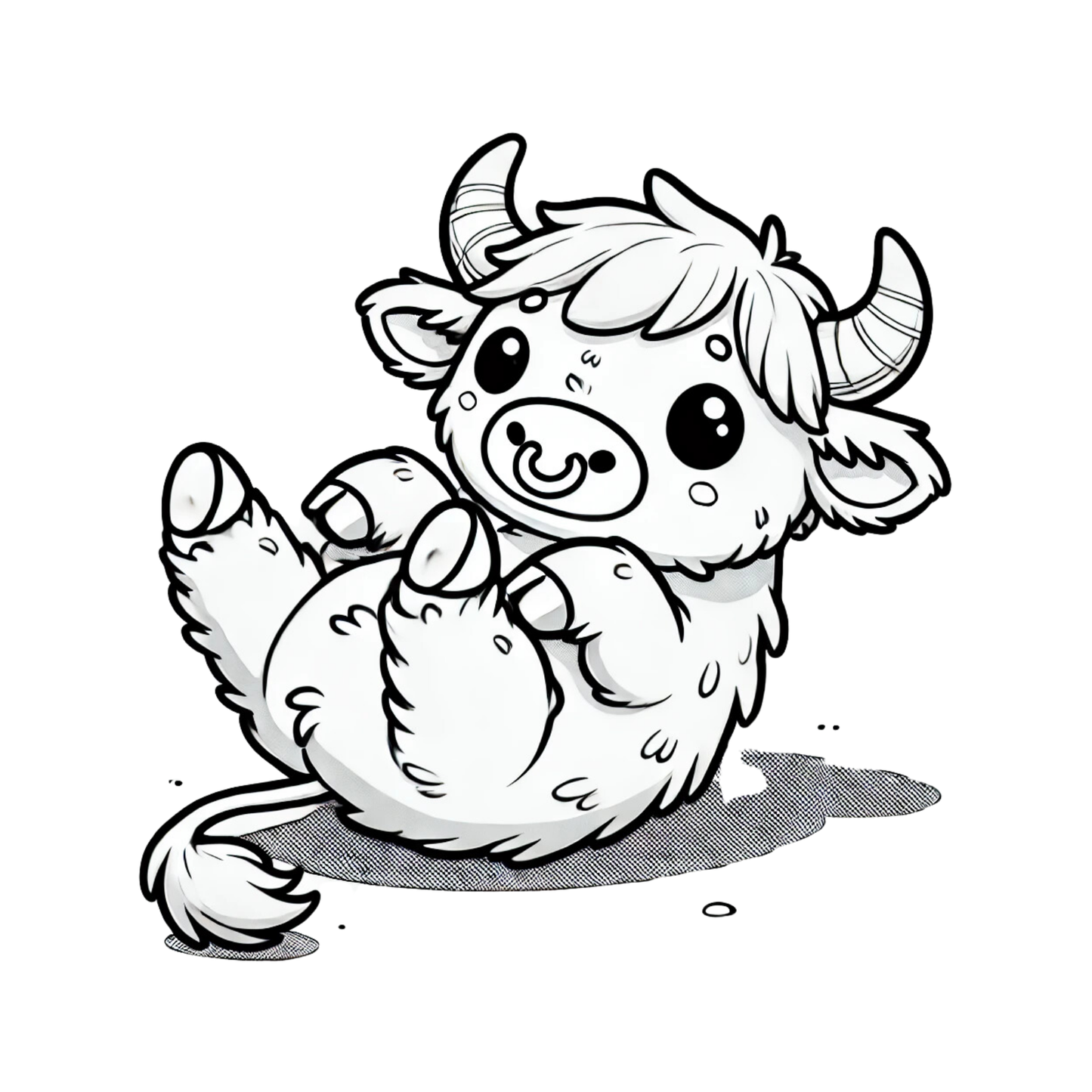 Cutesy Cows - Adult Coloring Book