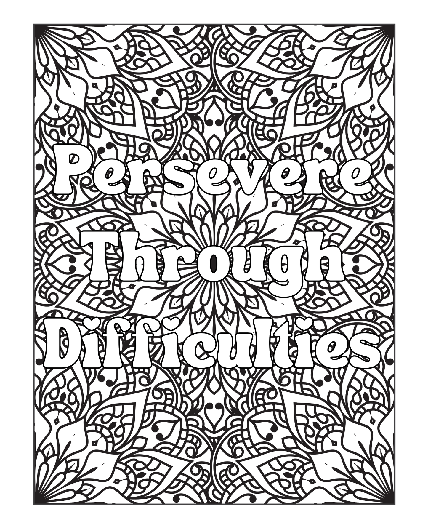 Badass Boss Bitch - Motivational Adult Coloring Book
