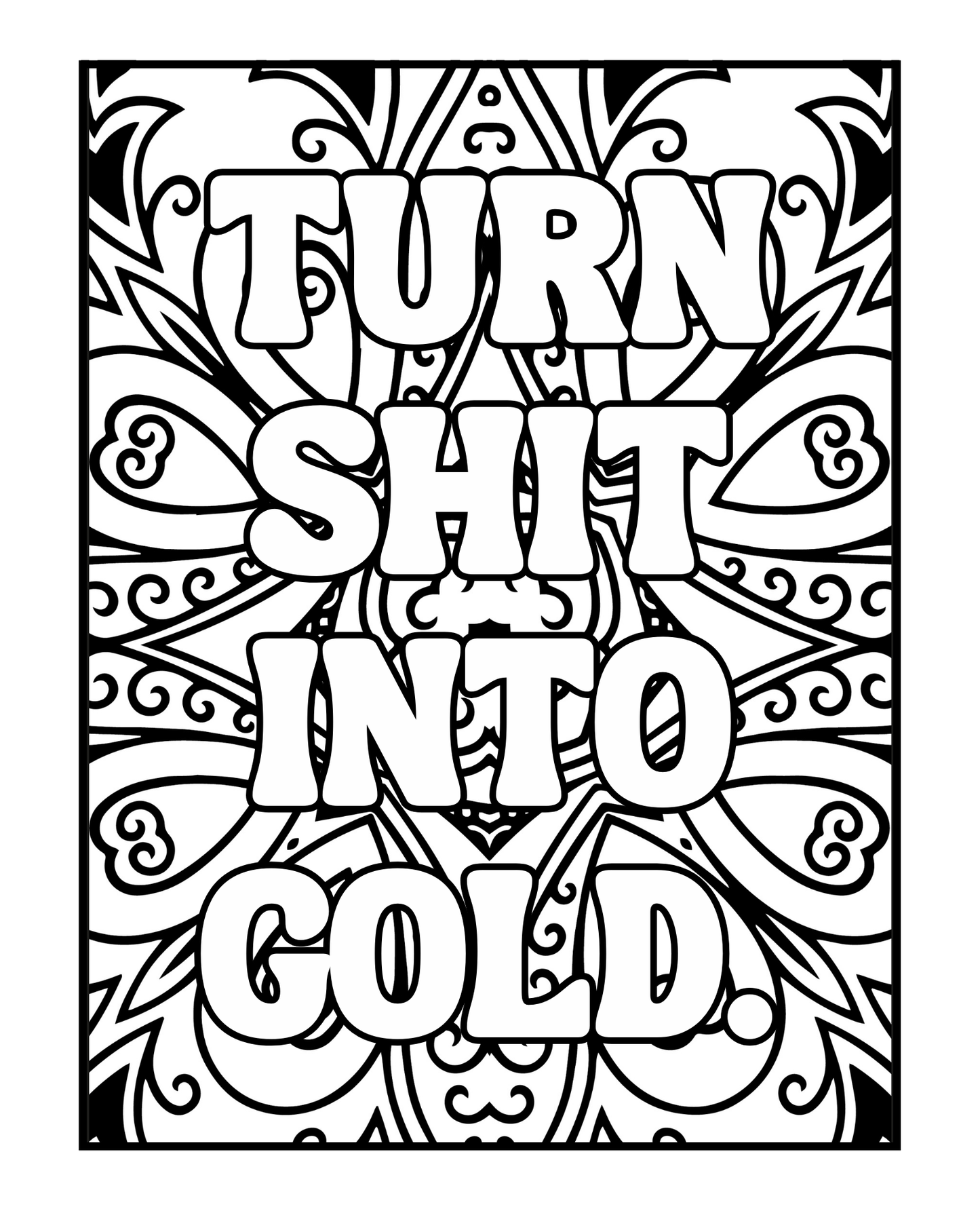 I Swear Because I Care Volume Two - A Sweary Adult Coloring Book