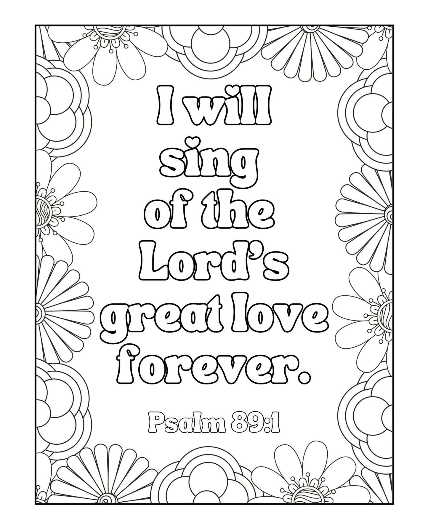 Walk By Faith: The Psalms - An Inspirational Coloring Book