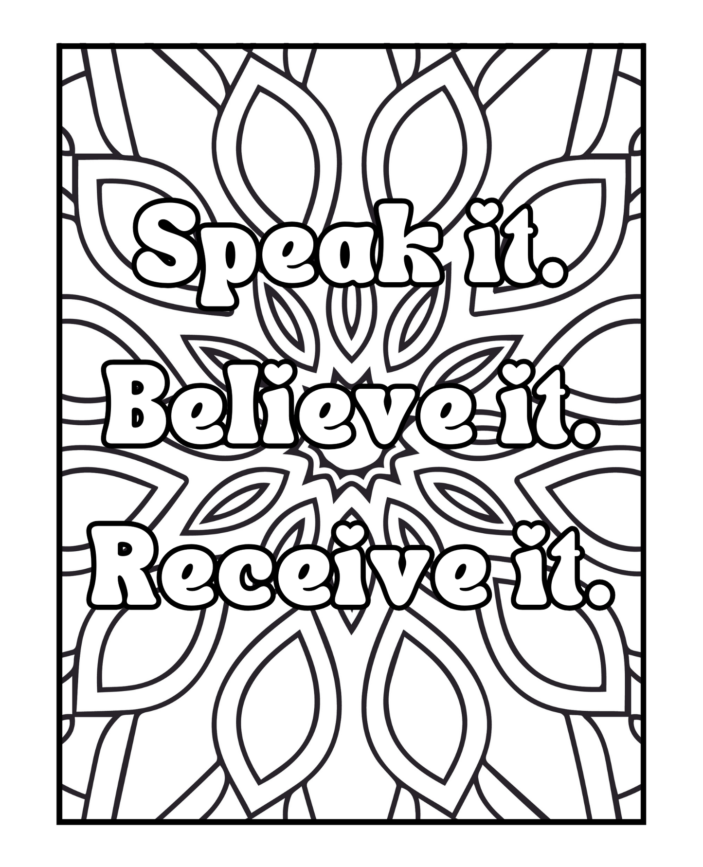 Be The Energy You Want To Attract - A Law Of Attraction Adult Coloring Book