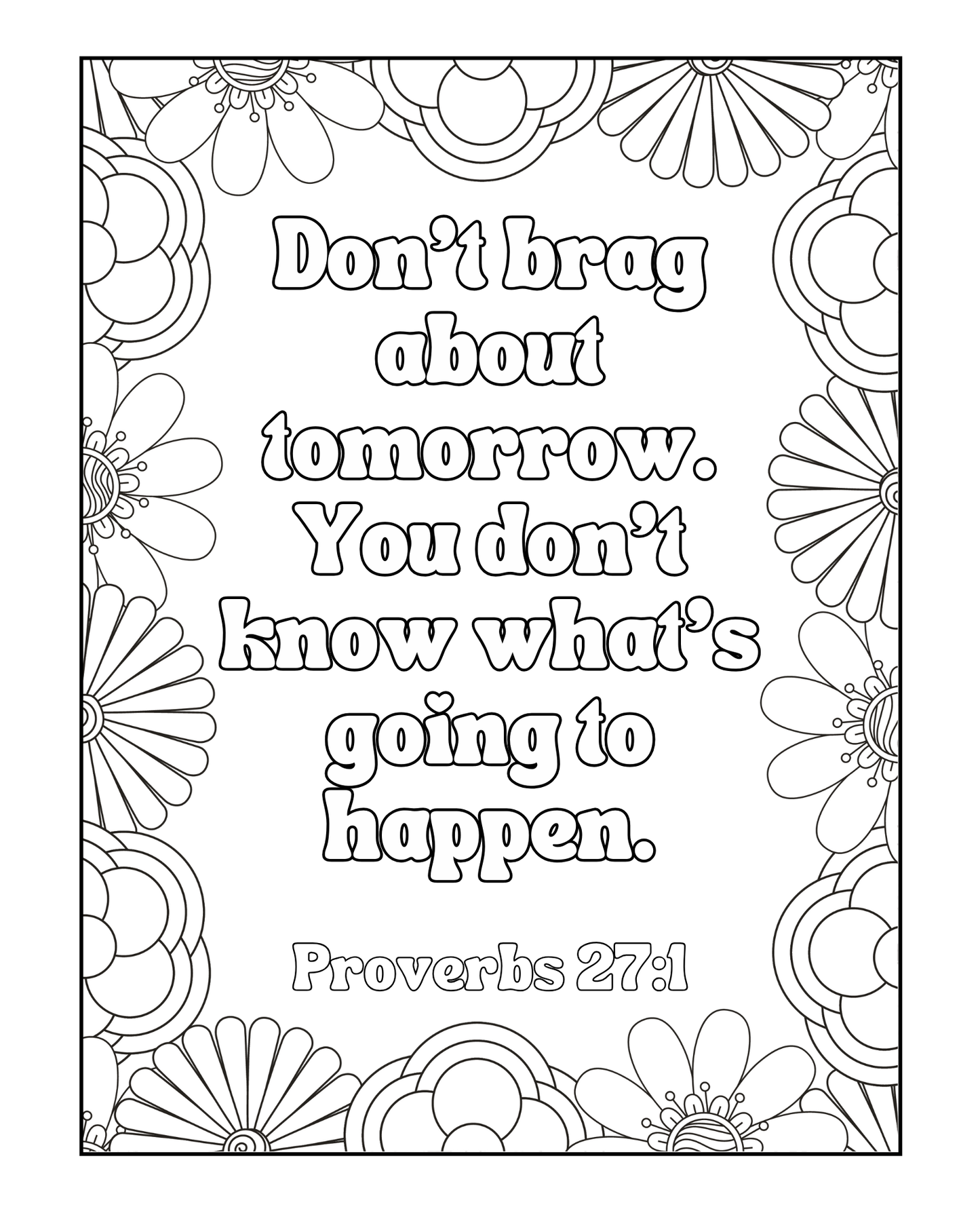 Walk By Faith: The Proverbs - An Inspirational Coloring Book