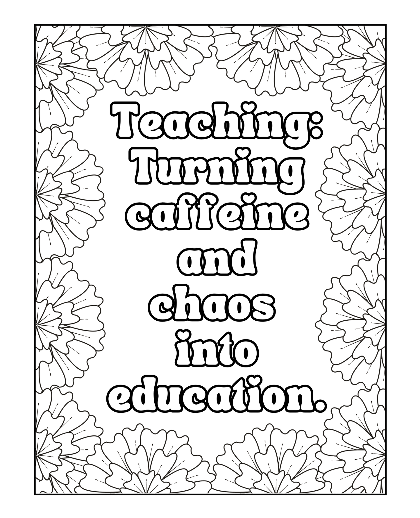 World's Okayest Teacher - A Sarcastic Adult Coloring Book