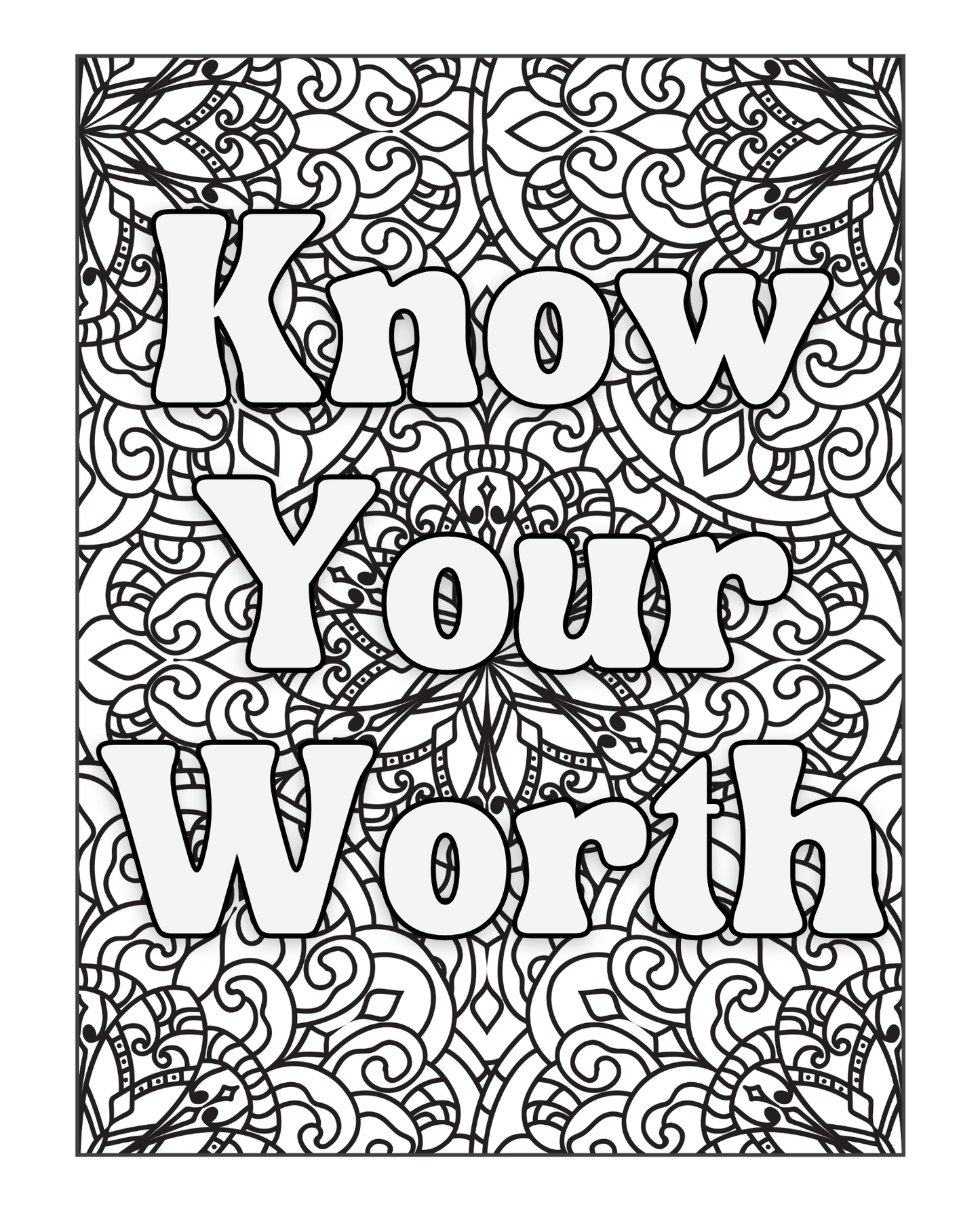 Badass Boss Bitch - Motivational Adult Coloring Book