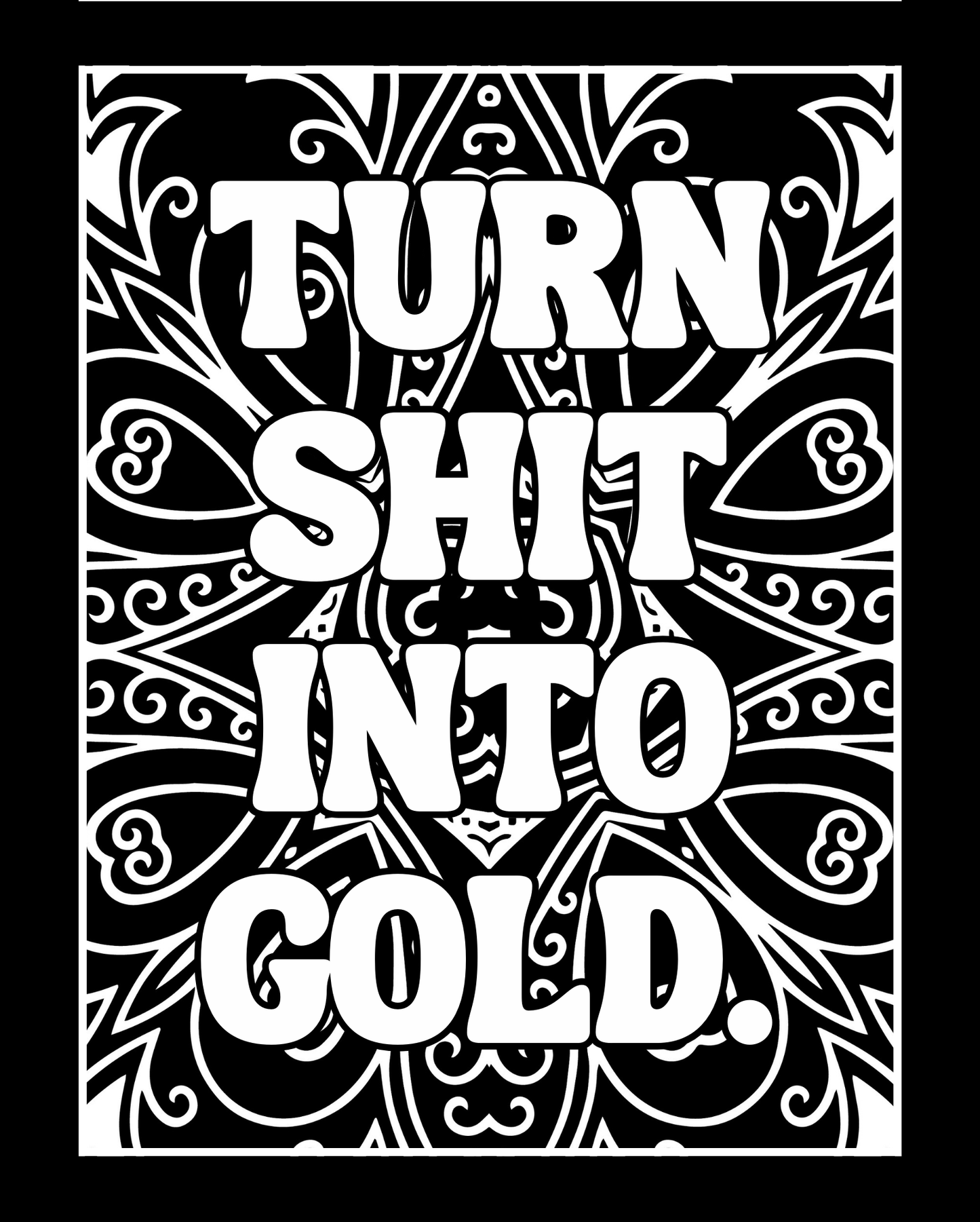 I Swear Because I Care Volume Two - BLACKLIGHT EDITION- A Sweary Adult Coloring Book